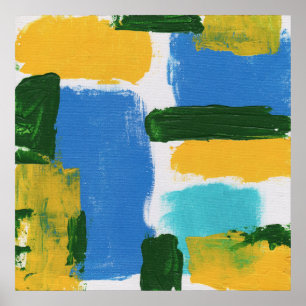 Poster Expression Abstraite #3 par Michael Moffa