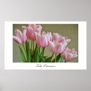 Poster Expression de tulipe