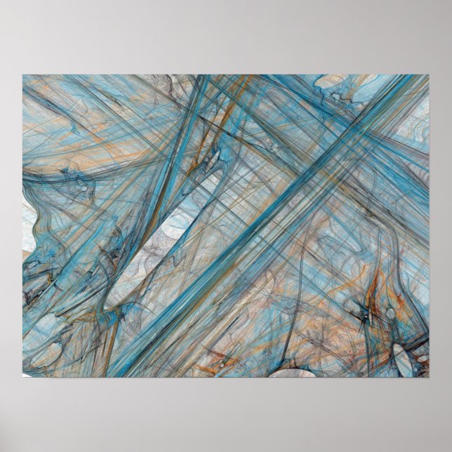 Poster Expression fractale II (Devant)