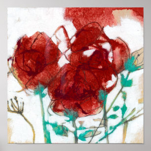 Poster Expression I de fleur