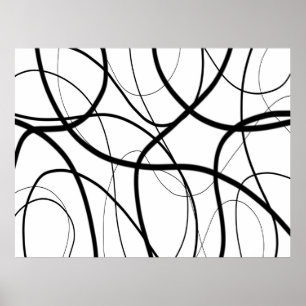 Poster Expression in Black and White 