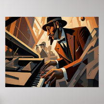 Expressions de l'affiche murale de jazz