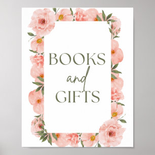 Poster exquis Pêche Floral Livres & Cadeaux