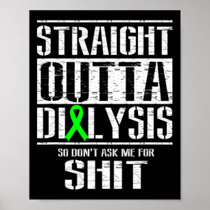 Poster Exta Dialyse Ne me demande pas feuille Patient s'a