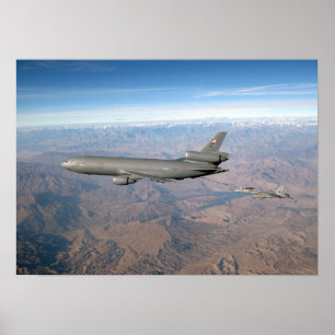 Poster Extender KC-10 et FA 18 Hornet