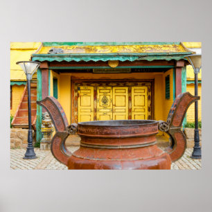 Poster Extérieur du bâtiment du monastère