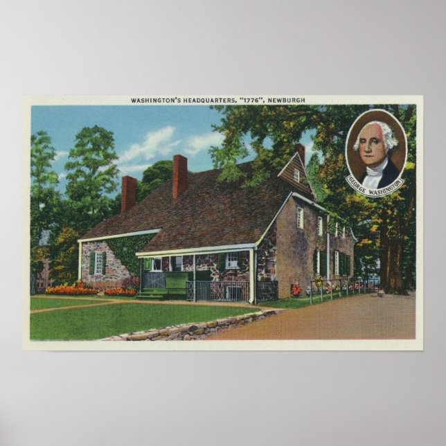 Poster Extérieur du siège de George Washington (Devant)