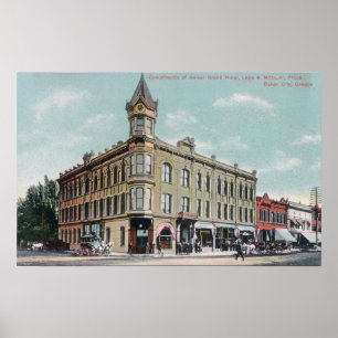 Poster Exterior View of the Geiser Grand Hotel