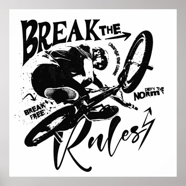 Poster Extreme BMX Freestyle Rider (Devant)