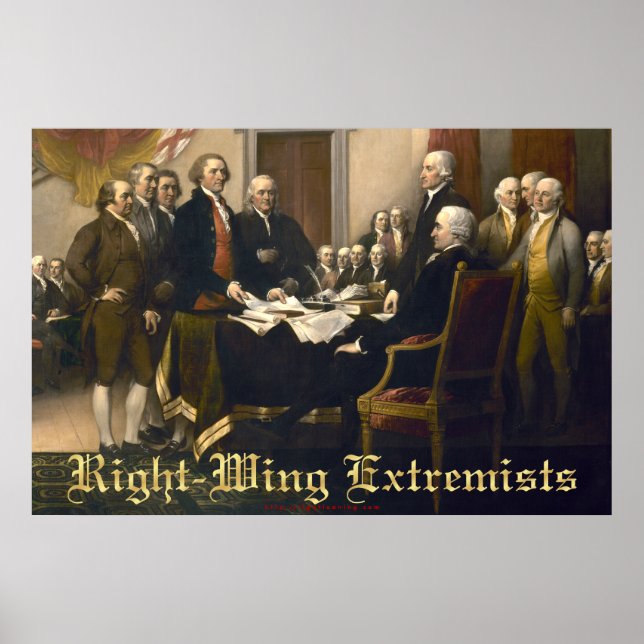 Poster Extrémistes de droite (Devant)