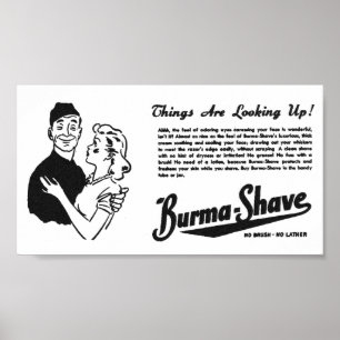 Poster Eye birmane Shave Adoring