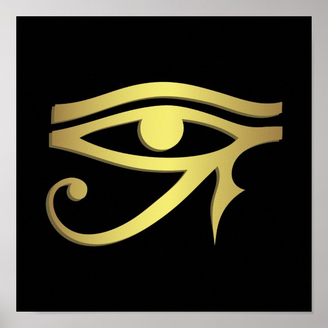 Poster Eye of horus Egyptian (Devant)