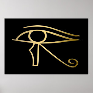 Poster Eye of Horus Egyptian symbol