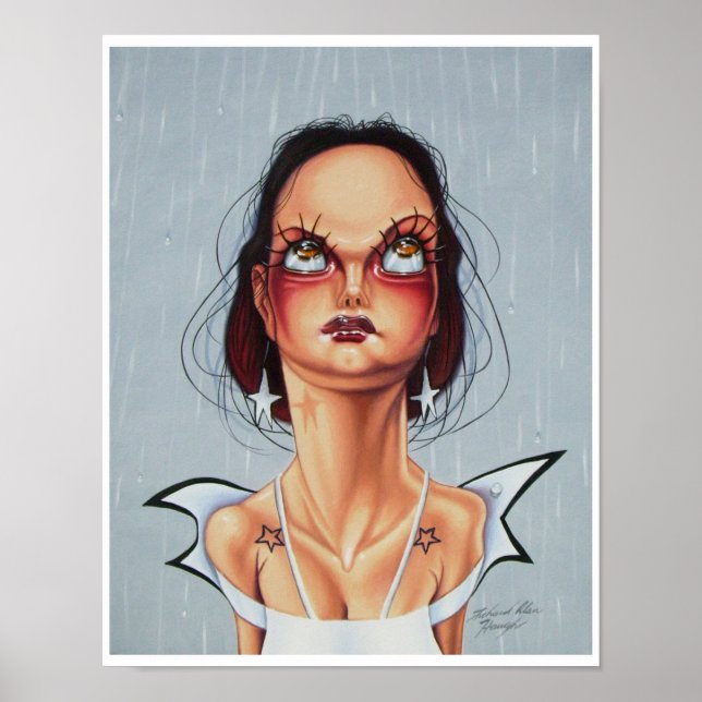 Poster Eyelashes et oreilles (Devant)