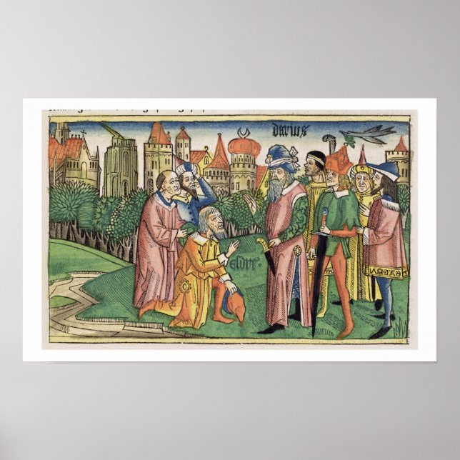 Poster Ezra 6 16 The Temple of Jérusalem is dedicated by (Devant)