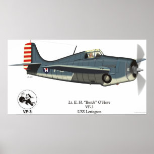Poster F4F Wildcat (O'Hare)
