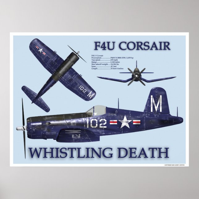 Poster F4U Corsair (Devant)