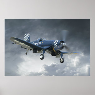 Poster F4U Corsair