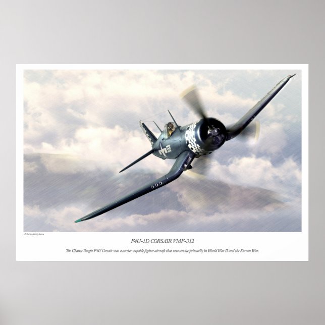Poster F4U Corsair (Devant)