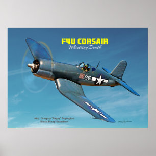 Poster F4U Corsair