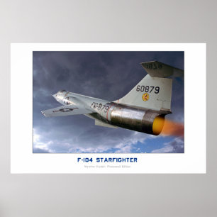 Poster F-104 Lockheed Starfighter