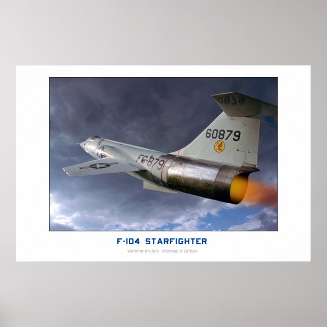 Poster F-104 Lockheed Starfighter (Devant)