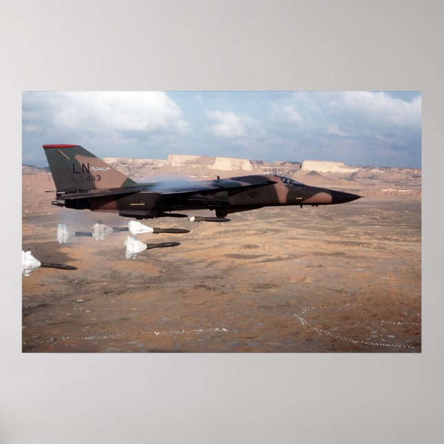 Poster F-111 Aardvark (Devant)
