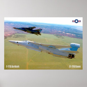 Poster F-111A AARDVARK et EF-111A RAVEN