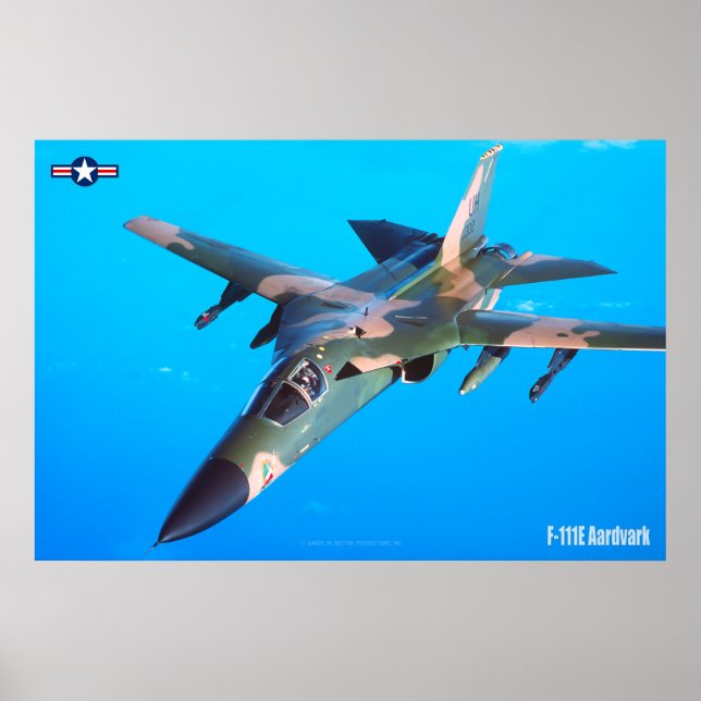 POSTER F-111E AARDVARK (Devant)