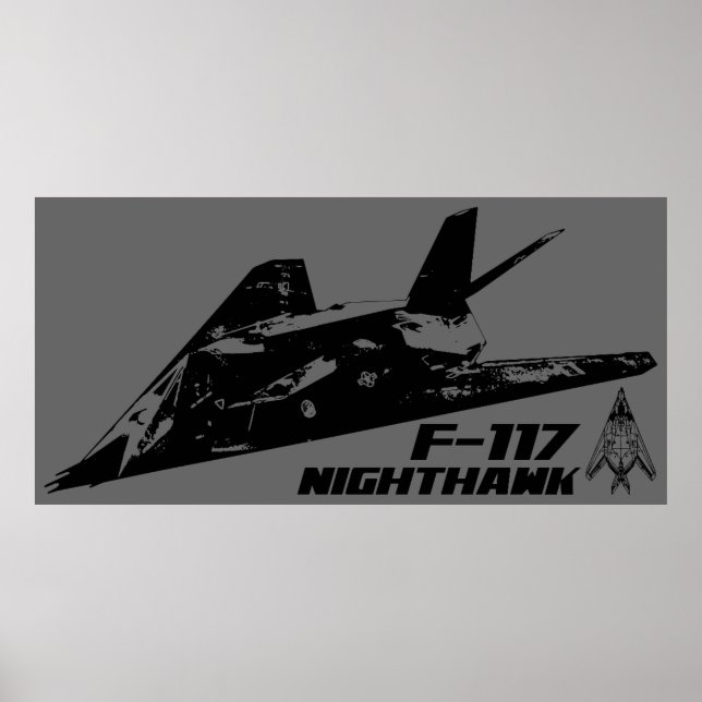 Poster F-117 Nighthawk (Devant)