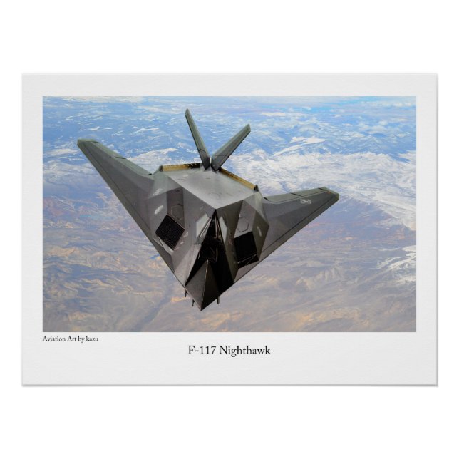 Poster F-117 Nighthawk (Devant)
