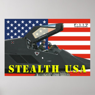 Poster F-117 Stealth USA
