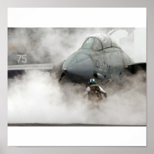 Poster F-14 en fumée