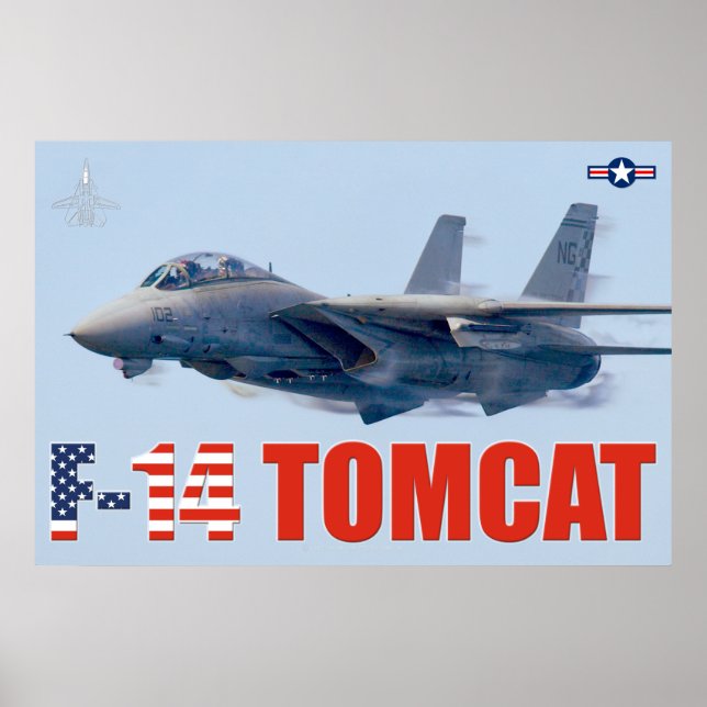 POSTER F-14 TOMCAT (Devant)