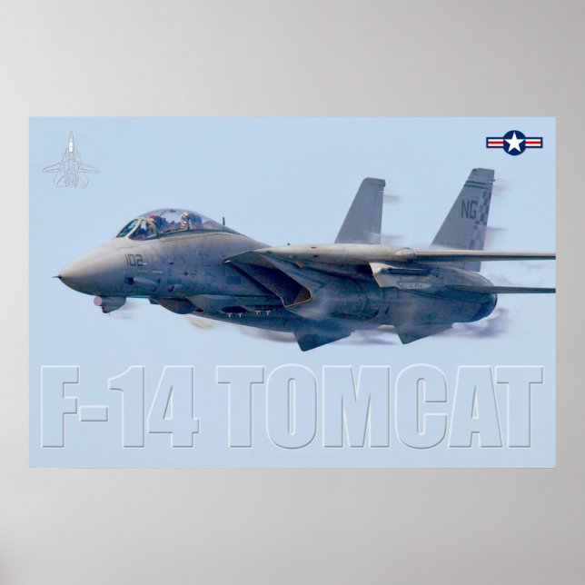 POSTER F-14 TOMCAT (Devant)