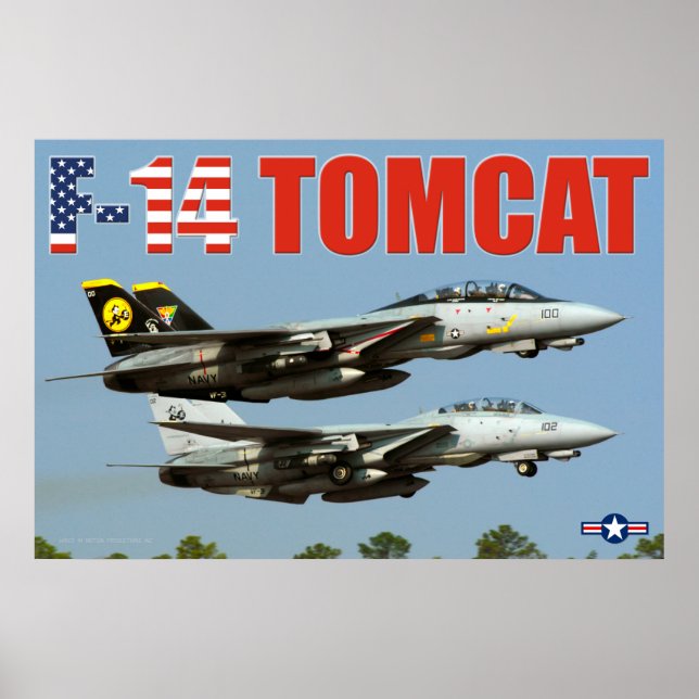 POSTER F-14 TOMCAT (Devant)