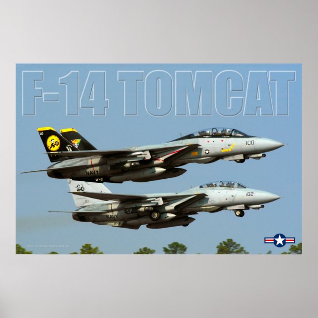POSTER F-14 TOMCAT (Devant)