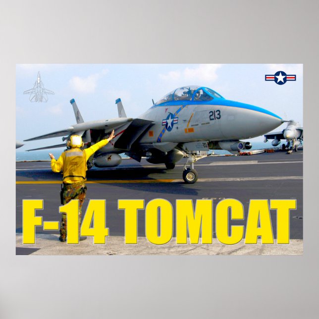 POSTER F-14 TOMCAT "FLIGHTDECK" (Devant)