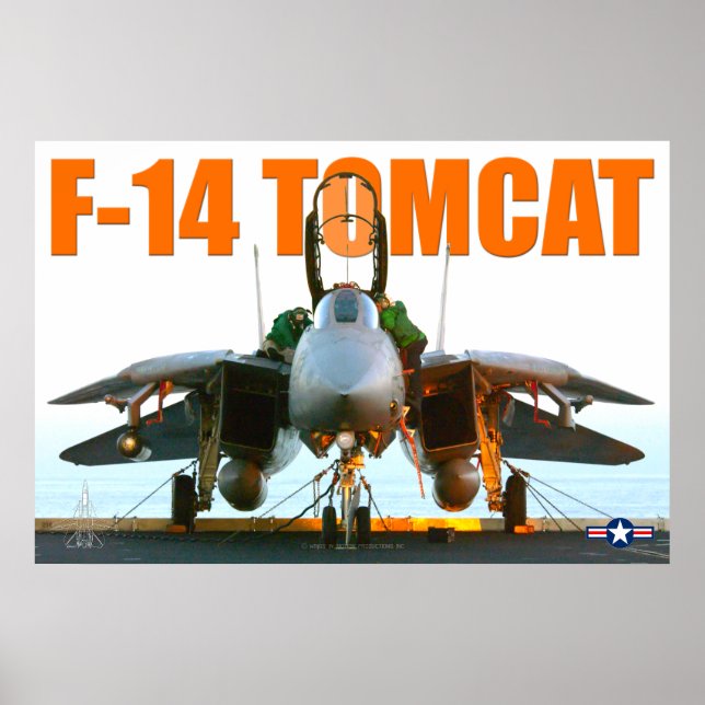 POSTER F-14 TOMCAT "FLIGHTDECK" (Devant)