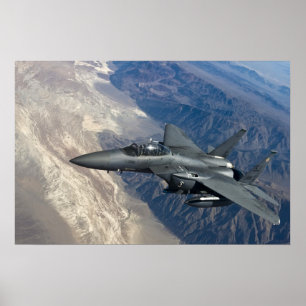 Poster F-15 Aigle de grève
