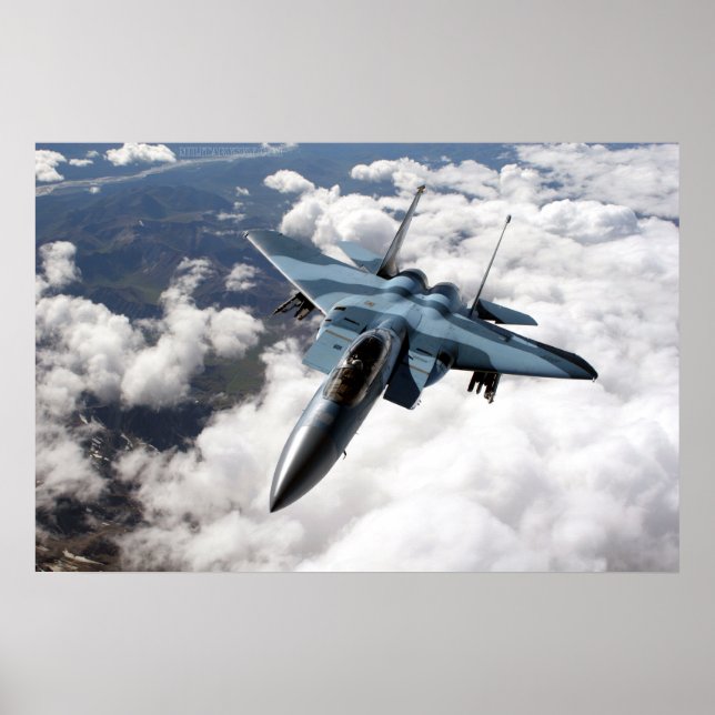 Poster F-15C au-dessus de l'Alaska (Devant)