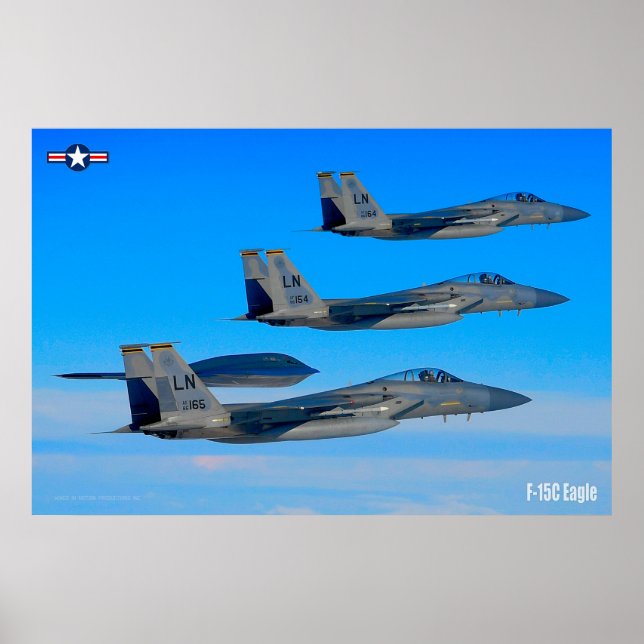 POSTER F-15C EAGLE (Devant)