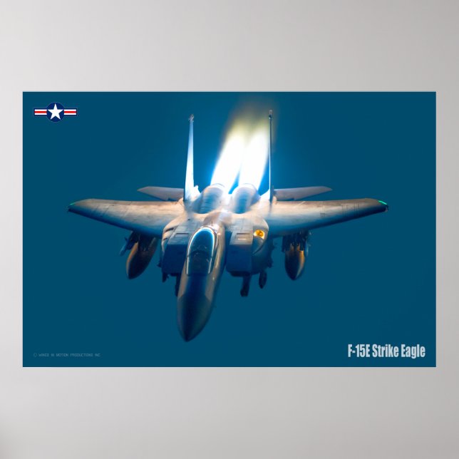 POSTER F-15E GRÈVE EAGLE (Devant)
