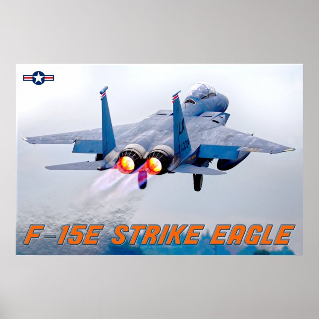 POSTER F-15E GRÈVE EAGLE (Devant)