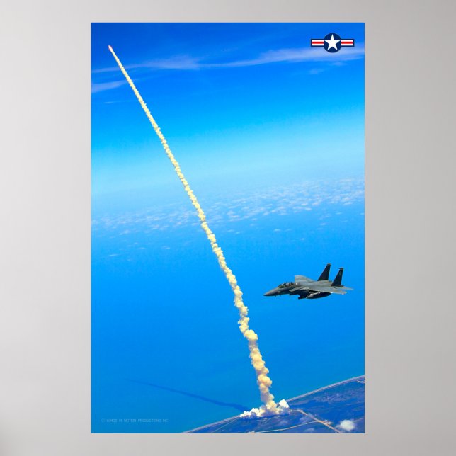 POSTER F-15E STRIKE EAGLE - PATROLE DE SUPÉRIORITÉ DE L'A (Devant)
