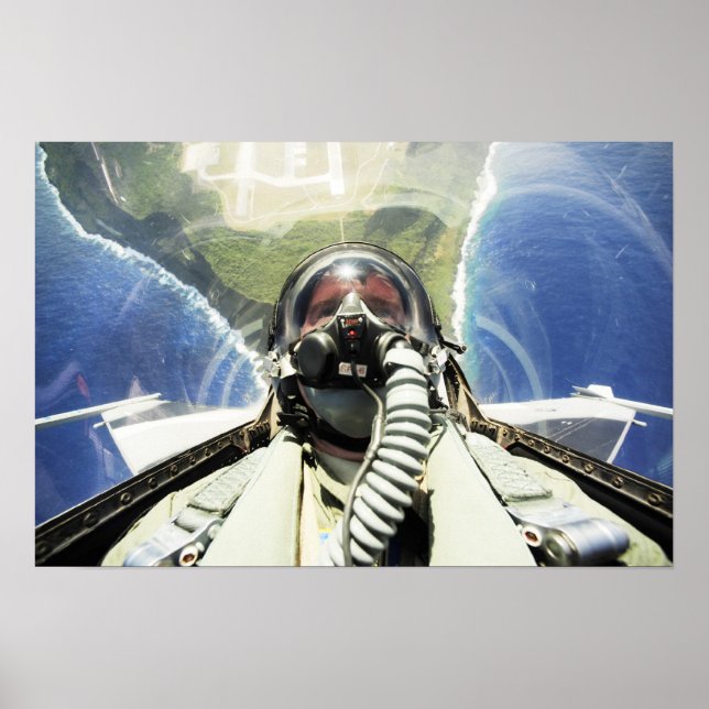 Poster F-16 Aéronefs de Faucon de combat (Devant)