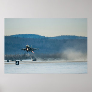 Poster F-16 Aéronefs de Faucon de combat