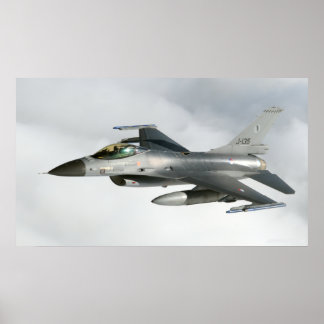 Poster F-16 de la Royal Pays-Bas Air Force