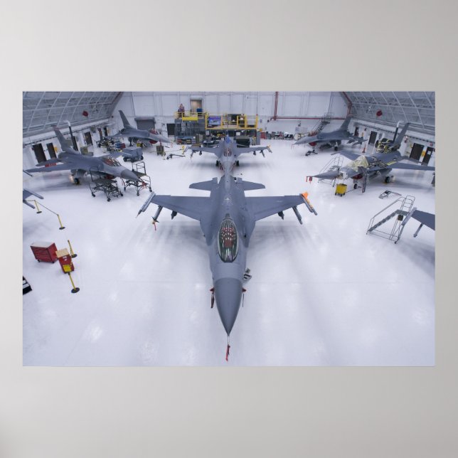 Poster F-16 Falcons de la lutte (Devant)