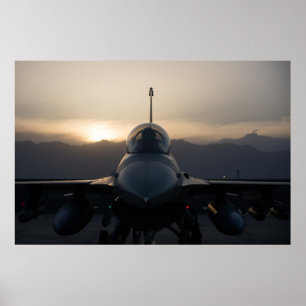 Poster F-16 Faucon combattant
